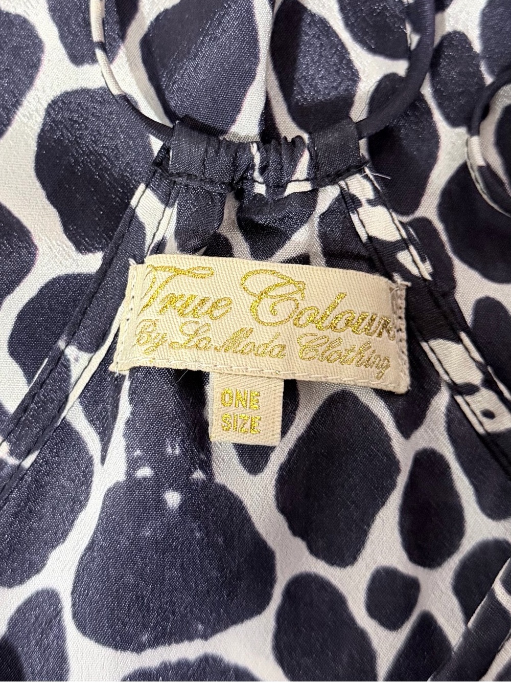 NWOT | True Colours by La Moda | Snake Print Maxi Slip Dress | One Size - Picture 2 of 3